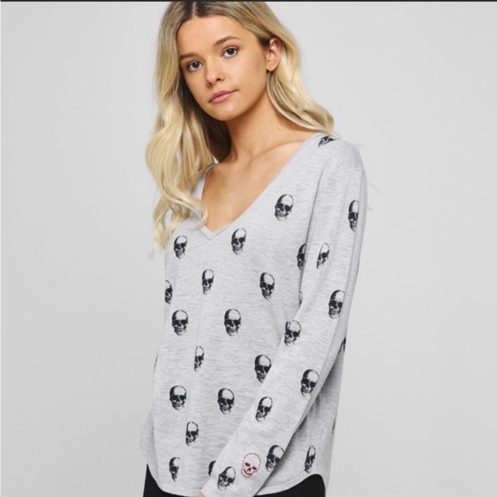 Skull Cashmere Top